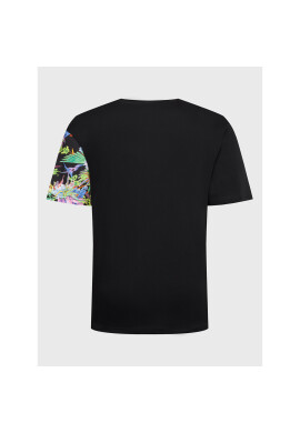Just Cavalli Тишърт 74OBH6R8 Черен Regular Fit - Pepit.bg