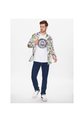 Just Cavalli Тишърт 74OBHF04 Бял Regular Fit - Pepit.bg