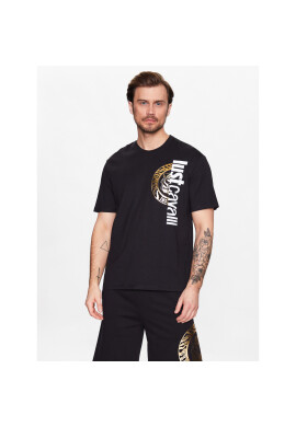 Just Cavalli Тишърт 74OBHF05 Черен Regular Fit - Pepit.bg