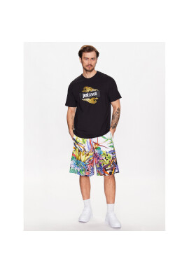 Just Cavalli Тишърт 74OBHF07 Черен Regular Fit - Pepit.bg