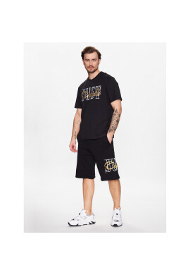 Just Cavalli Тишърт 74OBHF17 Черен Regular Fit - Pepit.bg