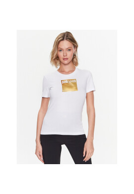 Just Cavalli Тишърт 74PBHG06 Бял Regular Fit - Pepit.bg