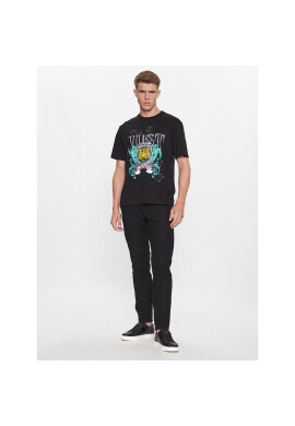 Just Cavalli Тишърт 75OAHF02 Черен Regular Fit - Pepit.bg