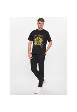Just Cavalli Тишърт 75OAHF03 Черен Regular Fit - Pepit.bg