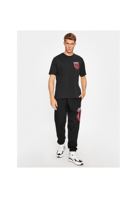 Just Cavalli Тишърт 75OAHG03 Черен Regular Fit - Pepit.bg