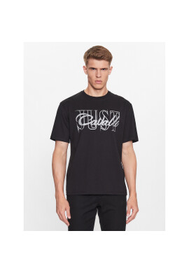 Just Cavalli Тишърт 75OAHT04 Черен Regular Fit - Pepit.bg