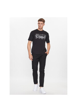 Just Cavalli Тишърт 75OAHT04 Черен Regular Fit - Pepit.bg