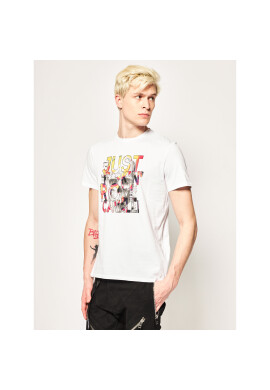 Just Cavalli Тишърт S01GC0612 Бял Regular Fit - Pepit.bg