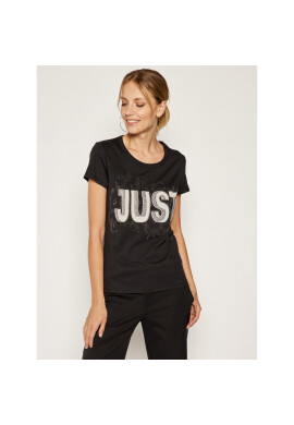 Just Cavalli Тишърт S02GC0352 Черен Regular Fit - Pepit.bg