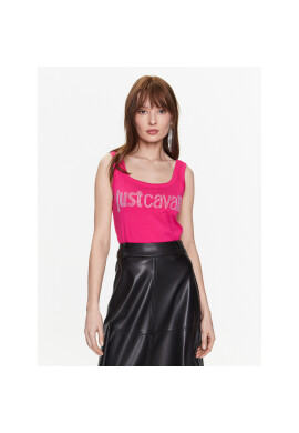 Just Cavalli топ 74PBME01 Розов Regular Fit - Pepit.bg