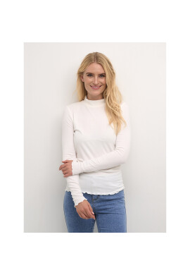 Kaffe Блуза Kadrew Turtleneck 10507922 Бял Shaped Fit - Pepit.bg