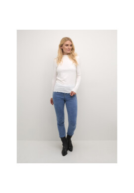 Kaffe Блуза Kadrew Turtleneck 10507922 Бял Shaped Fit - Pepit.bg