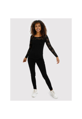 Kaffe Блуза Lacy Boat 10500903 Черен Regular Fit - Pepit.bg