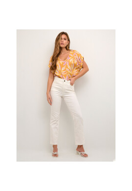 Kaffe Дънки Zelina 10506341 Бял Straight Fit - Pepit.bg