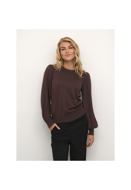 Kaffe Пуловер Kalone 10507905 Кафяв Regular Fit - Pepit.bg