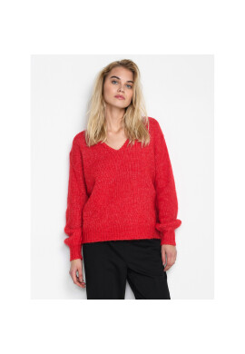 Kaffe Пуловер Sarla 10506829 Червен Loose Fit - Pepit.bg