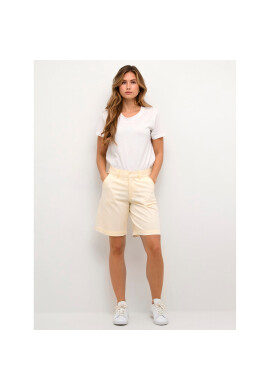 Kaffe Шорти от плат Lea 10505457 Бял Regular Fit - Pepit.bg