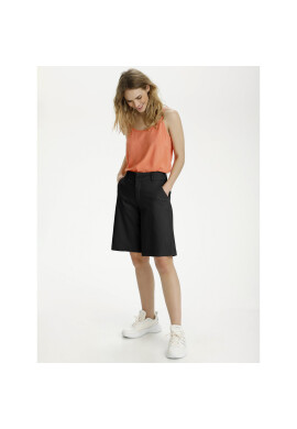 Kaffe Шорти от плат Lea 10505457 Черен Regular Fit - Pepit.bg