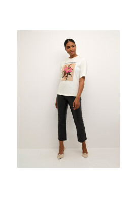 Kaffe Тишърт Cate 10507593 Екрю Loose Fit - Pepit.bg