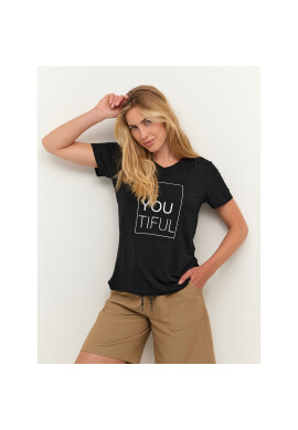 Kaffe Тишърт Kenya 10507333 Черен Regular Fit - Pepit.bg