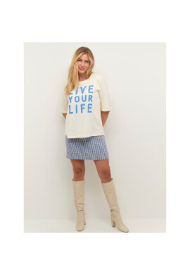 Kaffe Тишърт Meridith 10507271 Бял Oversize - Pepit.bg