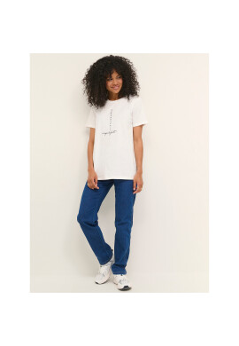 Kaffe Тишърт Nia 10507087 Бял Regular Fit - Pepit.bg