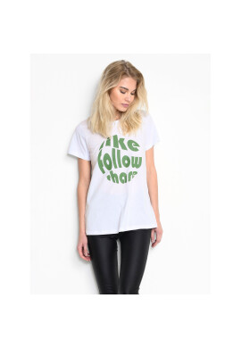 Kaffe Тишърт Violet 10506879 Бял Regular Fit - Pepit.bg