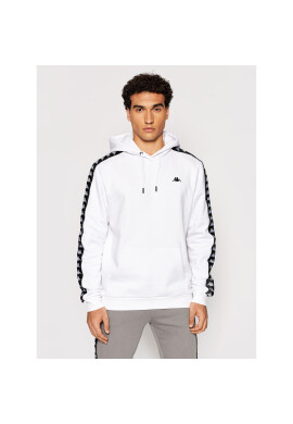 Kappa Суитшърт Joder 310008 Бял Regular Fit - Pepit.bg