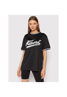 Karl Kani Тишърт Varsity Mesh 6137066 Черен Regular Fit - Pepit.bg