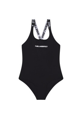 Karl Lagerfeld Kids Бански костюм Z10161 S Черен - Pepit.bg