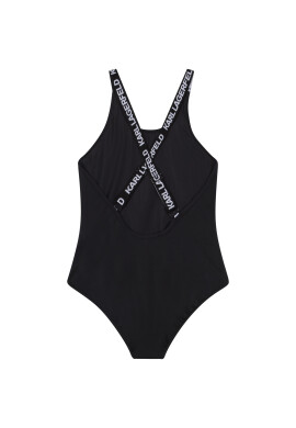 Karl Lagerfeld Kids Бански костюм Z10161 S Черен - Pepit.bg