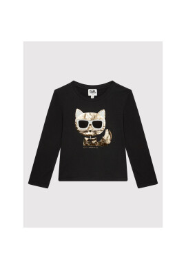 KARL LAGERFELD Блуза Z15324 S Черен Regular Fit - Pepit.bg