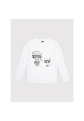 KARL LAGERFELD Блуза Z15329 M Бял Regular Fit - Pepit.bg