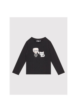 KARL LAGERFELD Блуза Z15390 M Черен Regular Fit - Pepit.bg