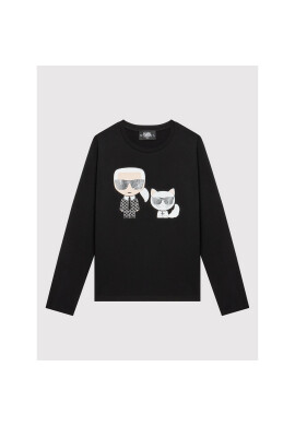 KARL LAGERFELD Блуза Z15390 S Черен Regular Fit - Pepit.bg