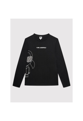 KARL LAGERFELD Блуза Z25306 D Черен Regular Fit - Pepit.bg