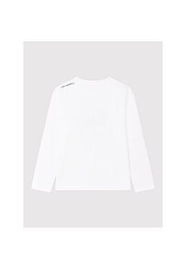 KARL LAGERFELD Блуза Z25360 Бял Regular Fit - Pepit.bg