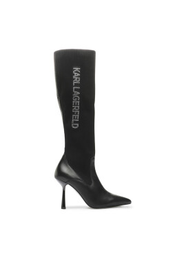 KARL LAGERFELD Ботуши KL31376F Черен - Pepit.bg