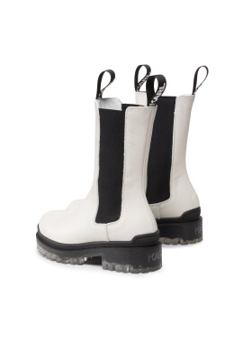 KARL LAGERFELD Боти тип челси KL41680 Бял - Pepit.bg