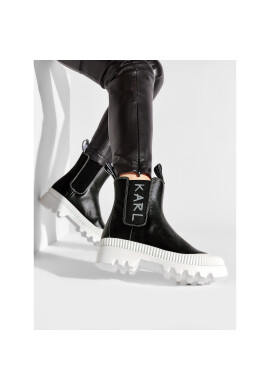 KARL LAGERFELD Боти тип челси KL42560 Черен - Pepit.bg