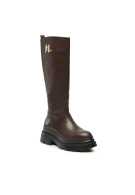 KARL LAGERFELD Ботуши KL45090 Кафяв - Pepit.bg