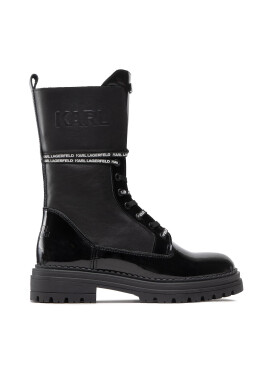 KARL LAGERFELD Ботуши Z19081 S Черен - Pepit.bg