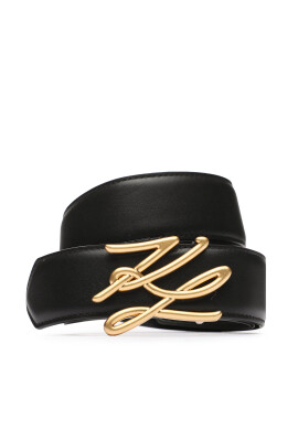 KARL LAGERFELD Дамски колан 231W3102 Черен - Pepit.bg