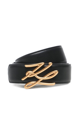 KARL LAGERFELD Дамски колан 231W3102 Черен - Pepit.bg