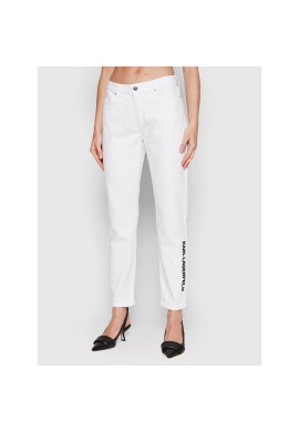 KARL LAGERFELD Дънки 221W1101 Бял Regular Fit - Pepit.bg