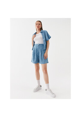 KARL LAGERFELD Дънкови шорти 231W1106 Син Relaxed Fit - Pepit.bg