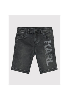 KARL LAGERFELD Дънкови шорти Z24132 S Черен Regular Fit - Pepit.bg