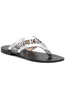 KARL LAGERFELD Джапанки KL80409 Сребрист - Pepit.bg