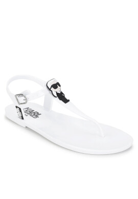 Karl Lagerfeld Kids Джапанки Z19098 Бял - Pepit.bg