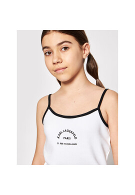 KARL LAGERFELD Гащеризон Z14158 S Бял Regular Fit - Pepit.bg